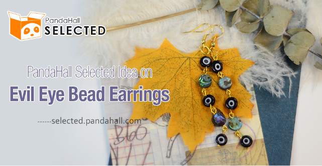 PandaHall Selected Idea on Evil Eye Bead Earrings