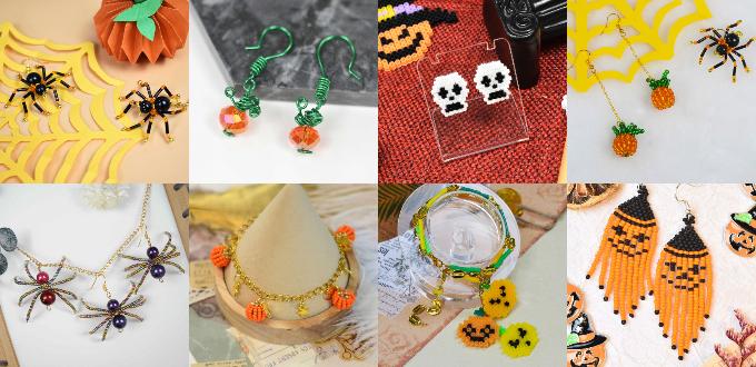 Beebeecraft Best Halloween Earrings and Bracelet DIY Ideas 