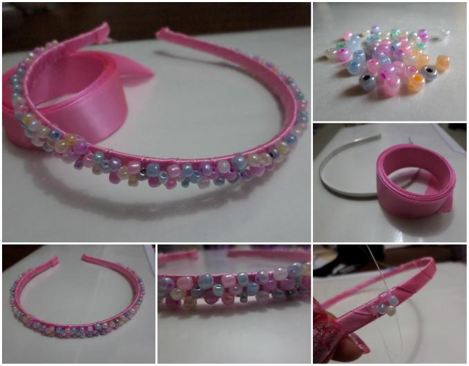 Glass Seed Beads Hair Ornament