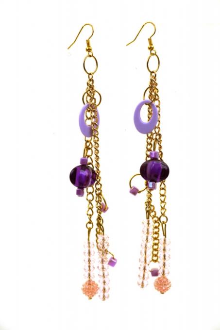 Dangle Earring with Charms