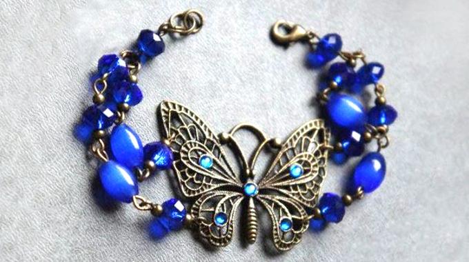 Butterfly Link Bracelet 