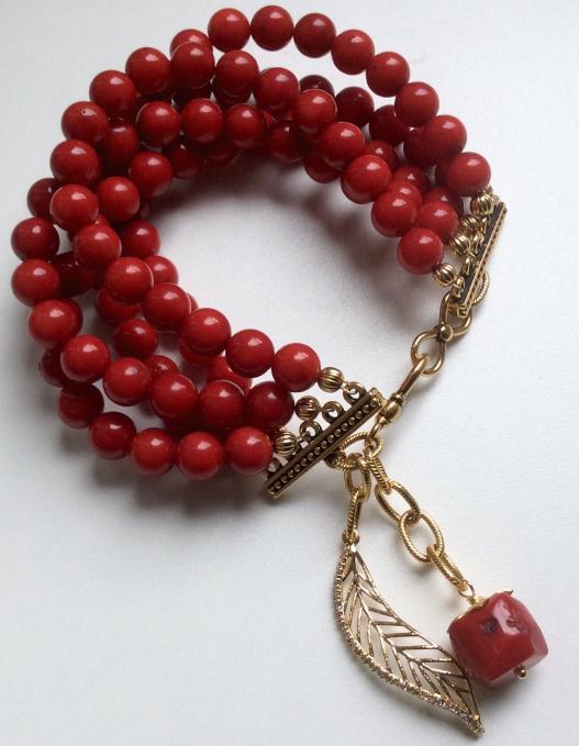 Red Bead Bracelet 