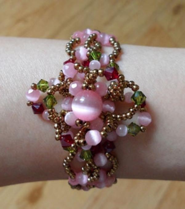cat eye beads bracelet 