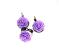 Purple Flower Earring & Ring Set