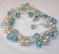 Irovy Pearl and Blue Glass Bead Bracelet 