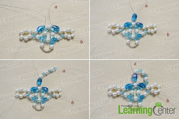 How to Make a Beaded Butterfly Charm Statement Necklace 4