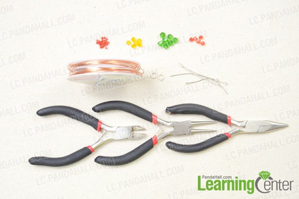 How to make beaded hoop earrings with wire
