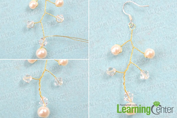 Finish how to make wire earrings