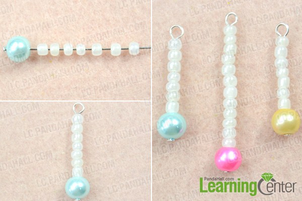 Make basic pearl hair clip