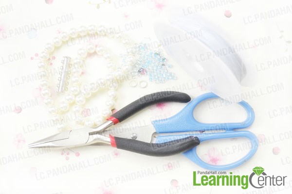 Materials needed in diy wedding cuff bracelet
