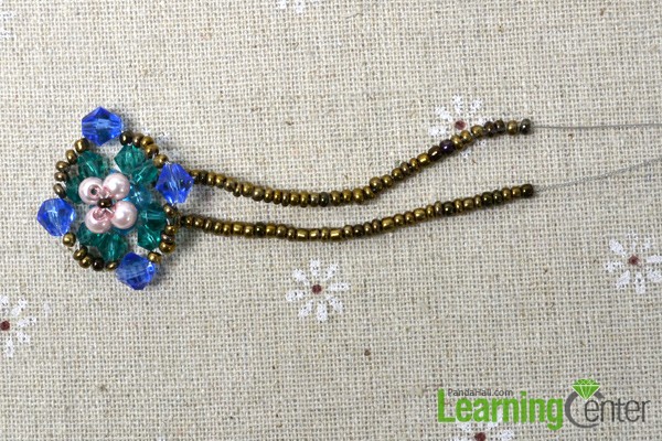 slide seed beads onto wires