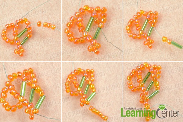 make basic bugle bead earring patterns