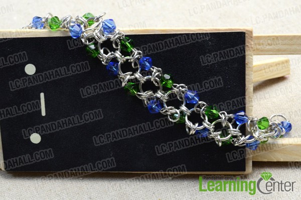 a brand new chainmail bracelet