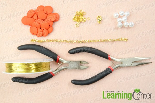 Materials on how to make a chain bracelet