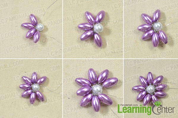 make an orchid pearl flower2