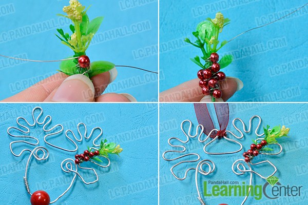 make the rest part of the Christmas reindeer ornament
