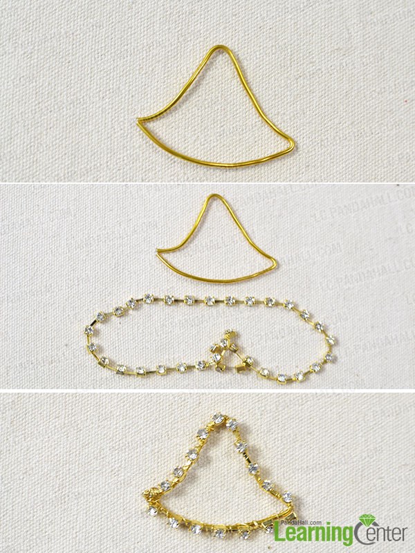 Make a gold triangle