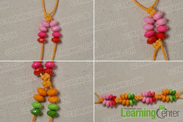  Add beads in candy color