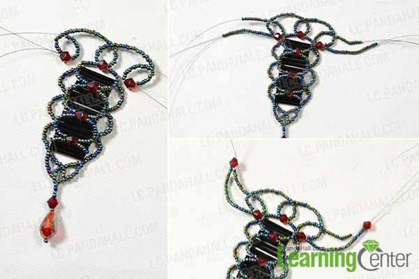make the rest part of the vintage seed bead necklace3
