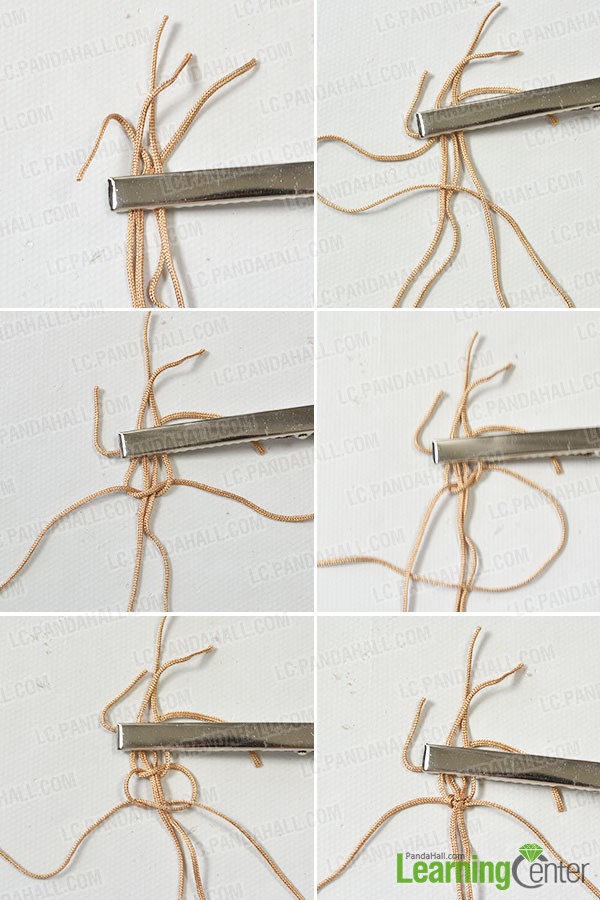 Weave a starting knot