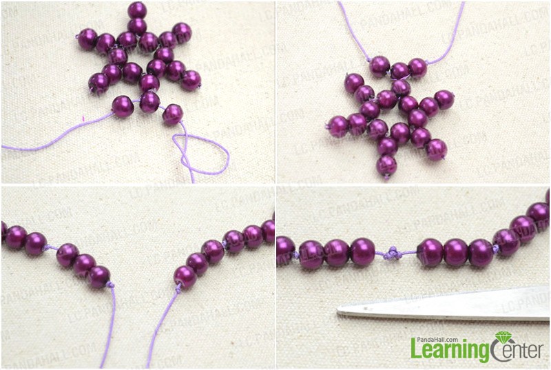 Step 2: Finish the bead necklace