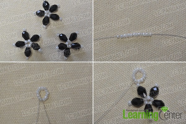 make more black flowers and combine the flowers together