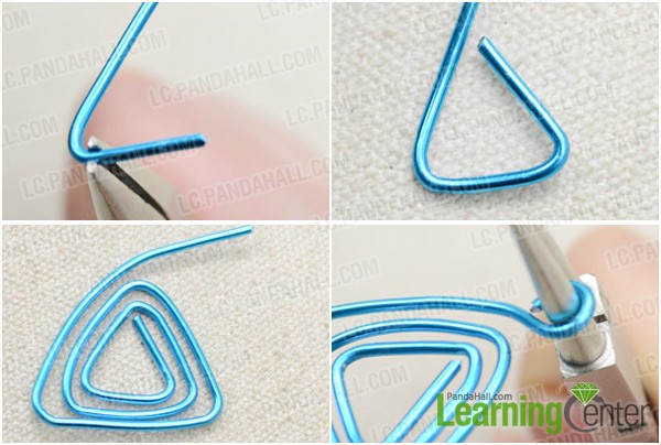 Step 1: Make wire wrapped hanger