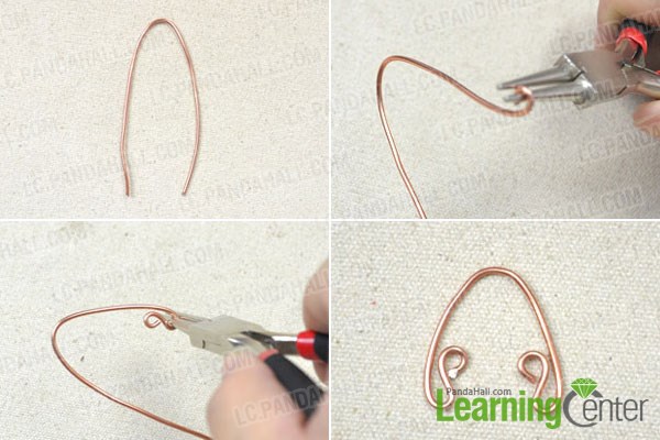 make another wire frame for the vintage style drop earrings