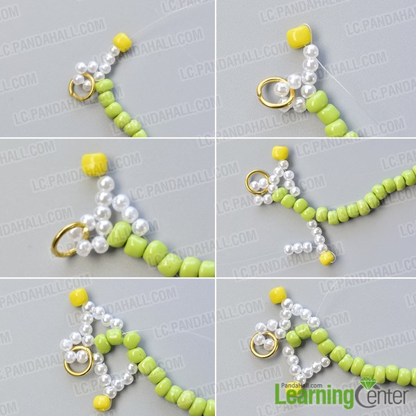 Make the pearl bead decoration patterns