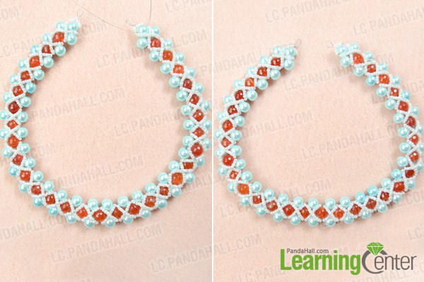 finish bead weaving necklace patterns