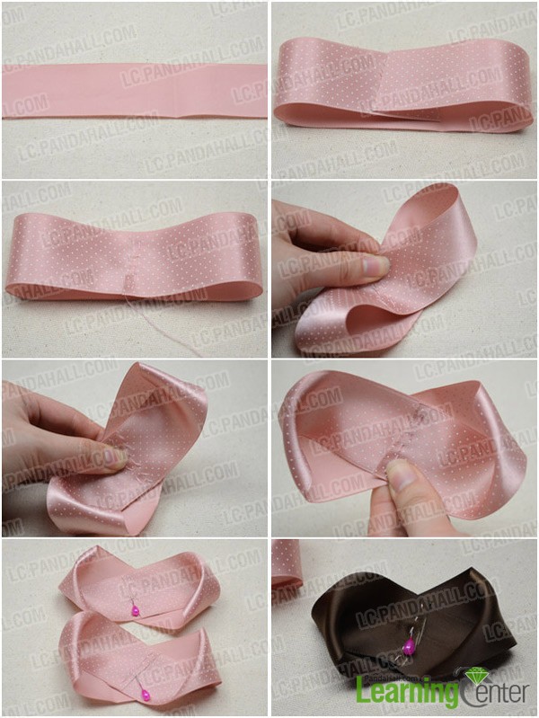 Step 1: Make curly ribbon bows
