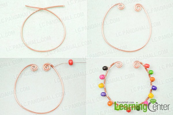wire wrapped hair accessories
