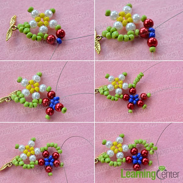 How to Make Colorful Flower Pearl and Seed Beads Necklace for