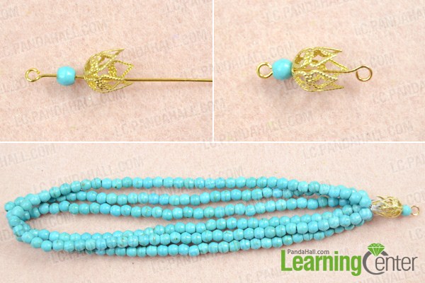 make long turquoise chain necklace 