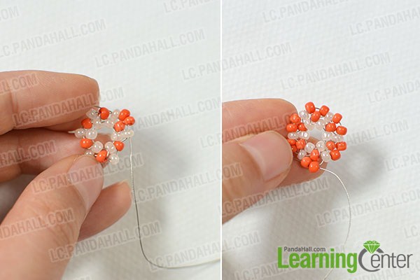 make the rest layers of the bead pattern