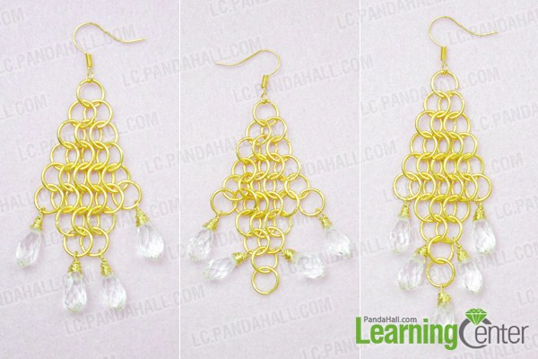 make chain maille earrings 