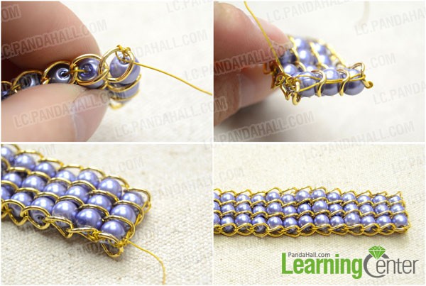 finish adding pearl beads