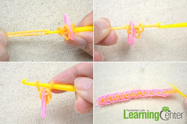 making rubber band bracelets by hand