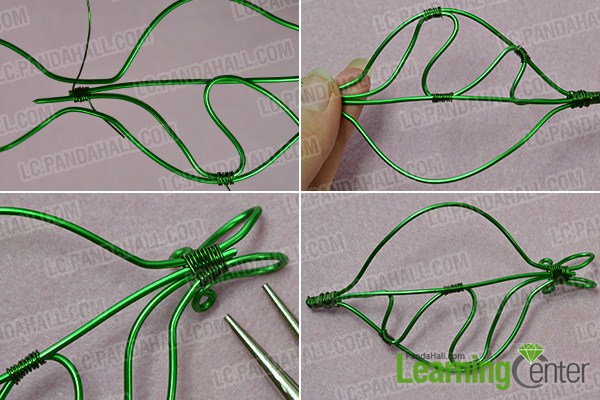 make a wire wrapped leaf2
