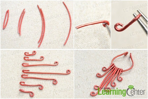 Step 3: Make wire wrapped dangles