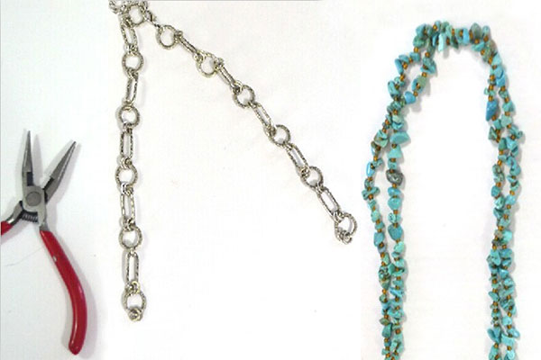supplies needed for this vintage tassel necklace