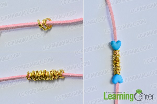 make the rest part of the cord and chain bracelets for lovers
