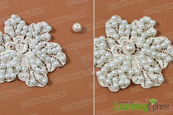 make a pearl flower