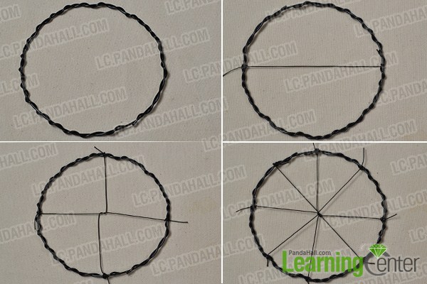 make a black circular frame
