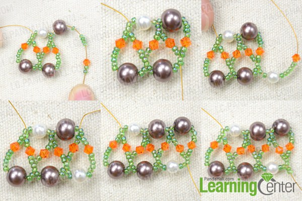make a basic seed pearls necklace