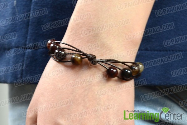 the well done leather cord friendship bracelet 