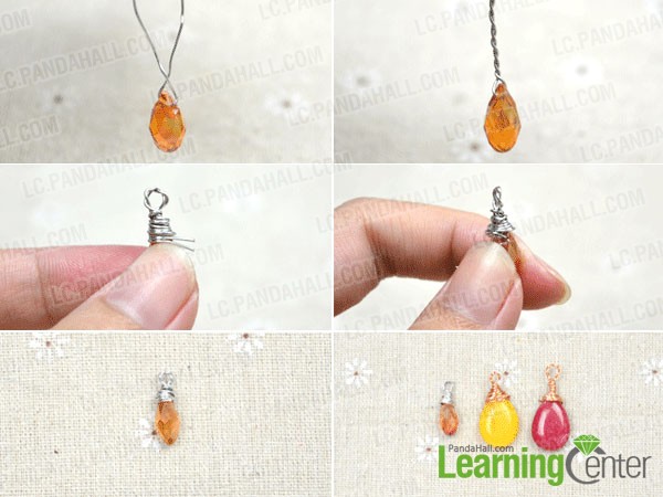 making pendants for long chain earrings