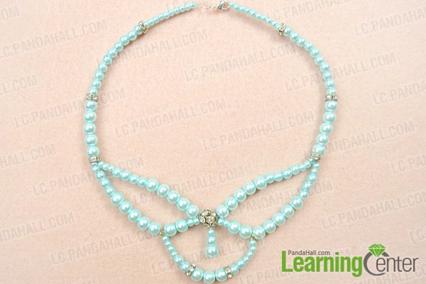 finish beaded collar necklace pattern