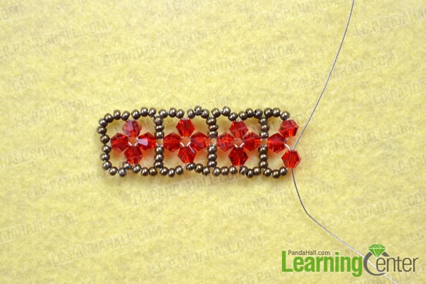 Make the basic pattern for the beaded cube tutorial