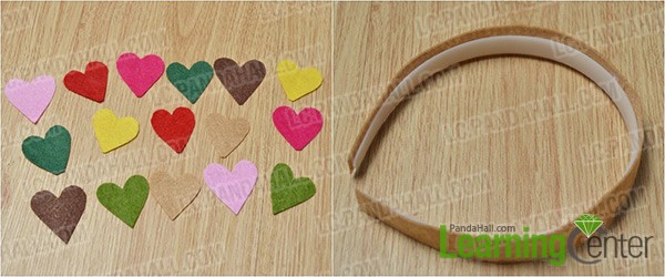 cut out heart shapes
